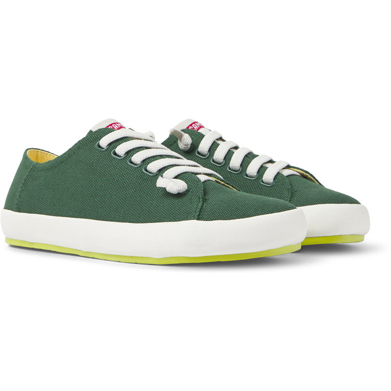 CAMPER Peu Rambla - Sneakers For Women - Green, Size 36, Cotton Fabric