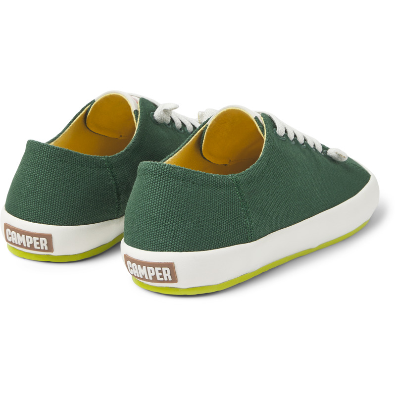 CAMPER Peu Rambla - Sneakers For Women - Green, Size 35, Cotton Fabric