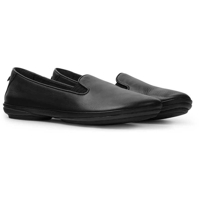 Camper Right - Ballerinas For Women - Black, Size 39, Smooth Leather