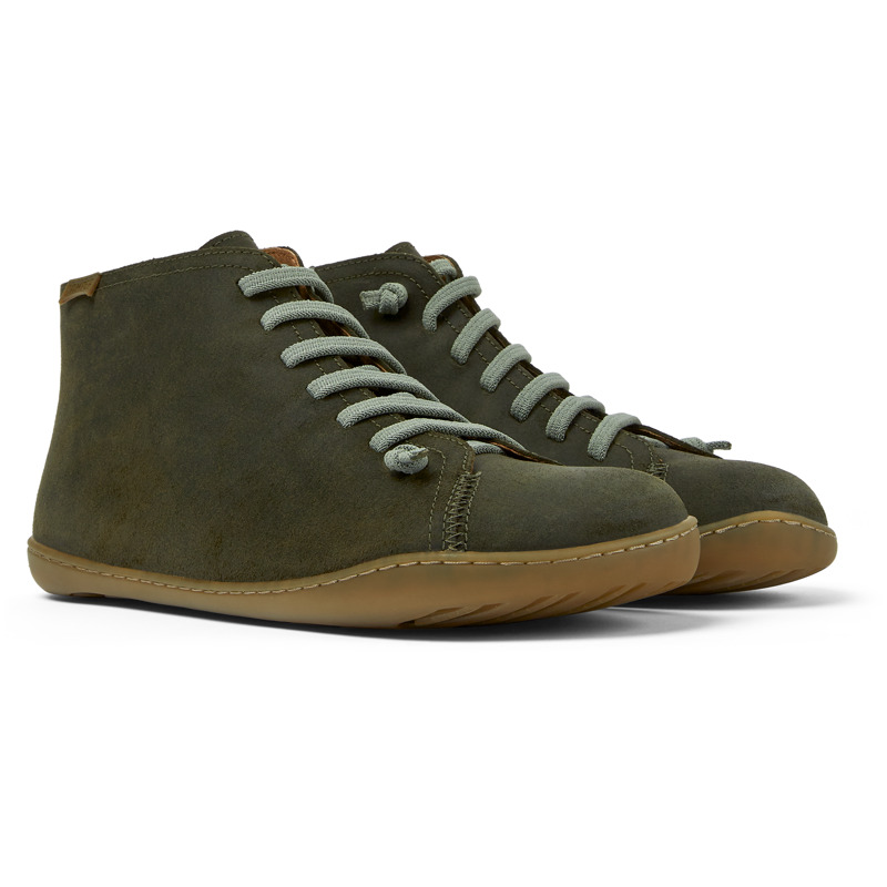 Camper Peu - Ankle Boots For Men - Green, Size 44, Suede