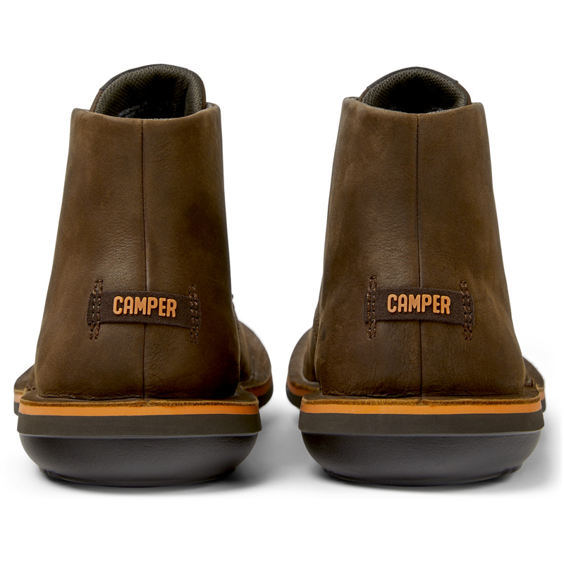 CAMPER Beetle - Bottines Pour Homme - Marron, Taille 47, Cuir Velours