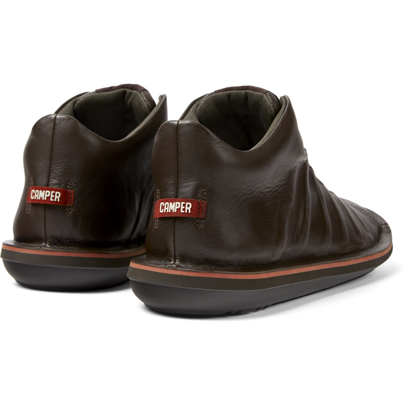 CAMPER Beetle - Bottines Pour Homme - Marron, Taille 42, Cuir Lisse