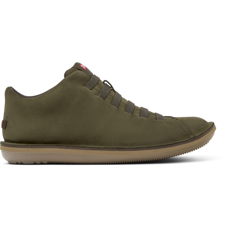 CAMPER Beetle - Casual para Hombre - Verde, talla 39, Ante o Piel Vuelta