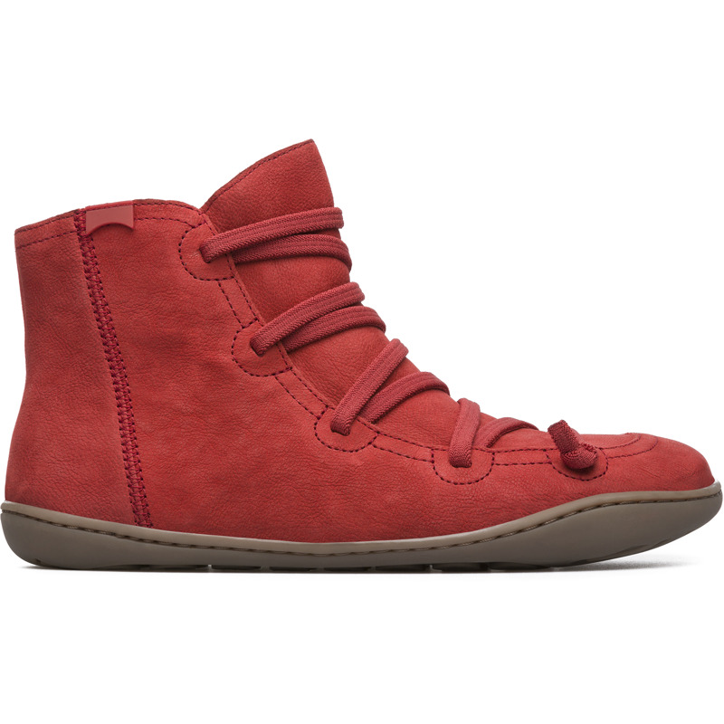 CAMPER Peu - Ankle Boots For Women - Red, Size 39, Suede