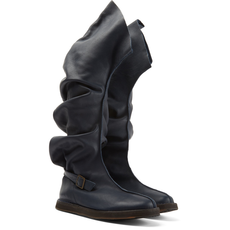 Camper Maria Blaisse - Botas Para Mujer - Azul, Talla 5, Piel Lisa