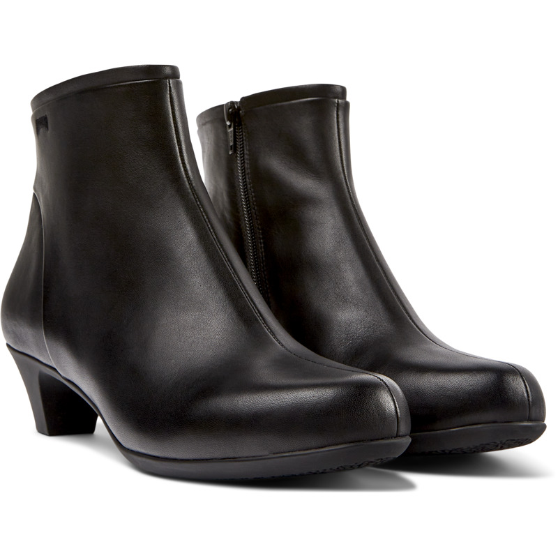 Camper Helena - Ankle Boots For Women - Black, Size 39, Smooth Leather