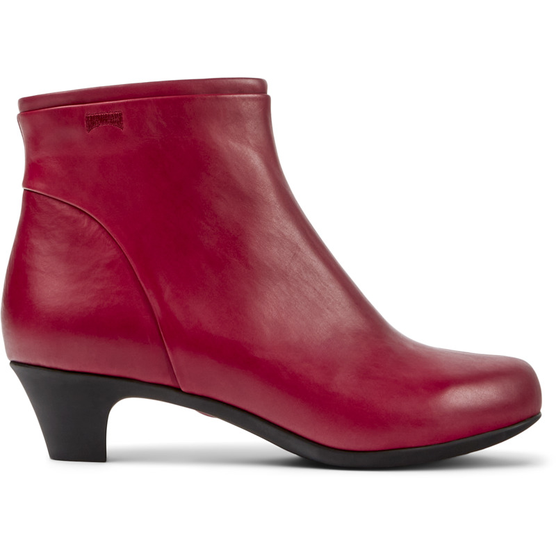 CAMPER Helena - Ankle Boots For Women - Red, Size 36, Smooth Leather