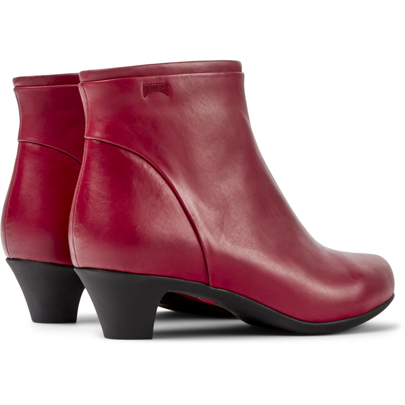 CAMPER Helena - Ankle Boots For Women - Red, Size 42, Smooth Leather
