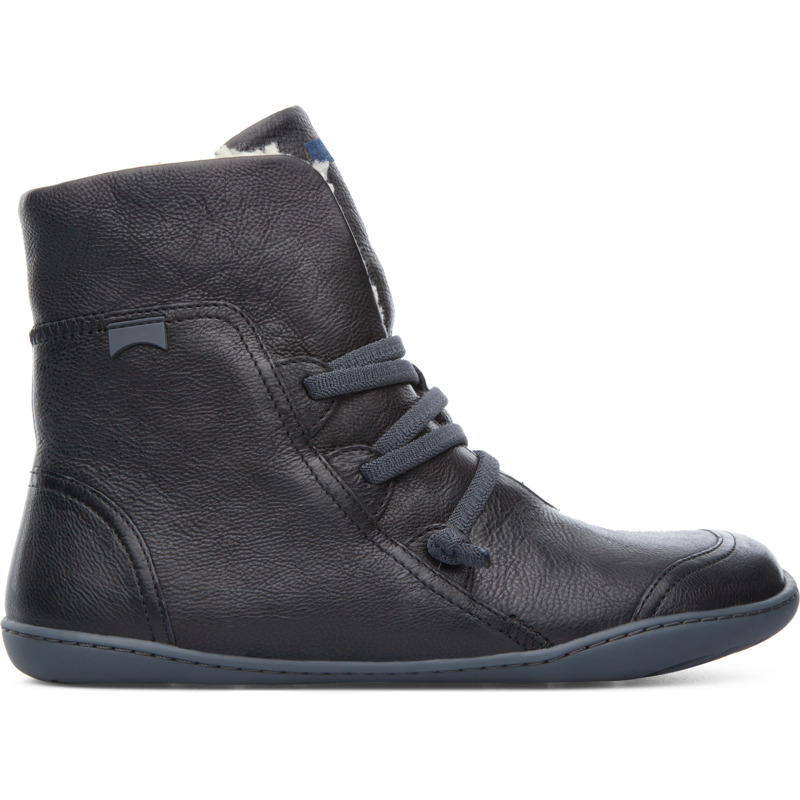 CAMPER Peu - Botas para Mujer - Negro, talla 35, Piel Lisa