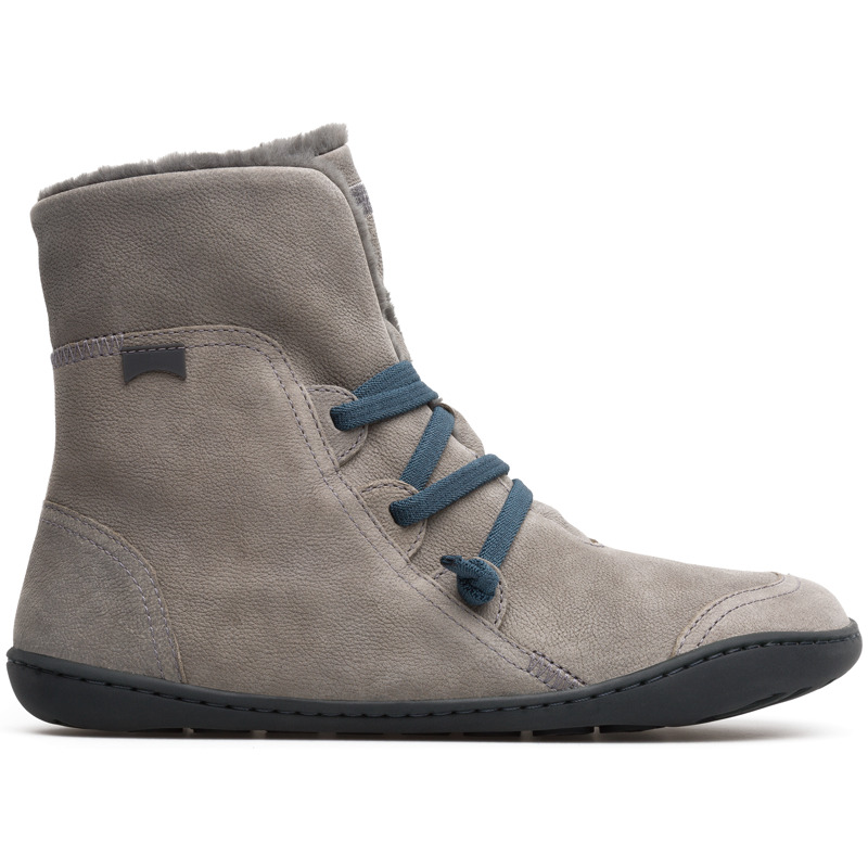 CAMPER Peu - Ankle Boots For Women - Grey, Size 37, Suede