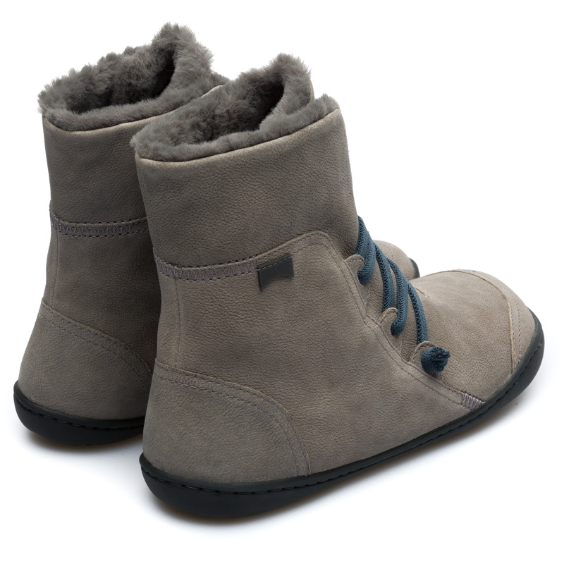 CAMPER Peu - Ankle Boots For Women - Grey, Size 39, Suede