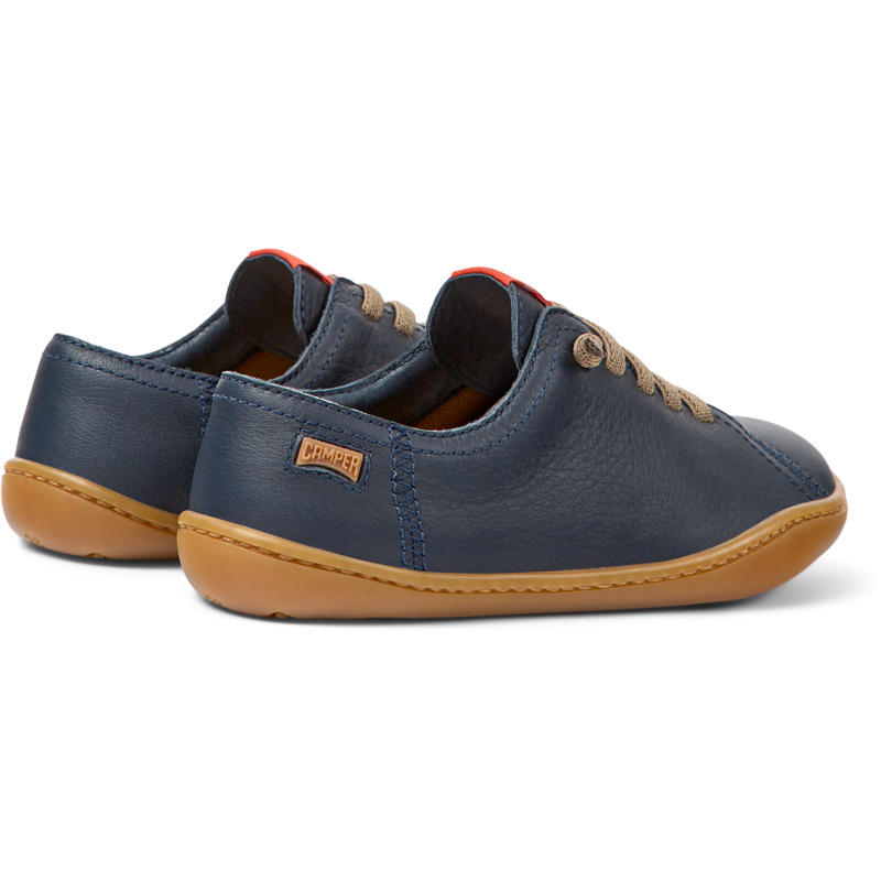 Camper Peu - Smart Casual Shoes For Unisex - Blue, Size 27, Smooth Leather
