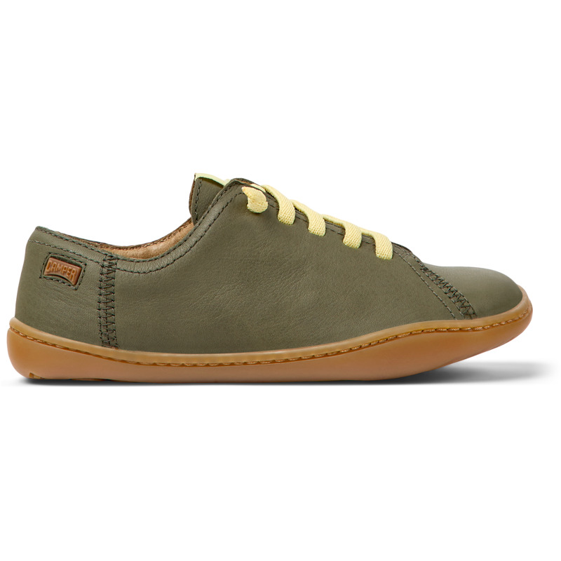 Camper Peu - Smart Casual Shoes For Unisex - Green, Size 26, Smooth Leather