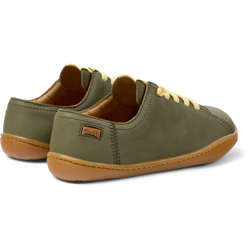 Camper Peu - Smart Casual Shoes For Unisex - Green, Size 26, Smooth Leather