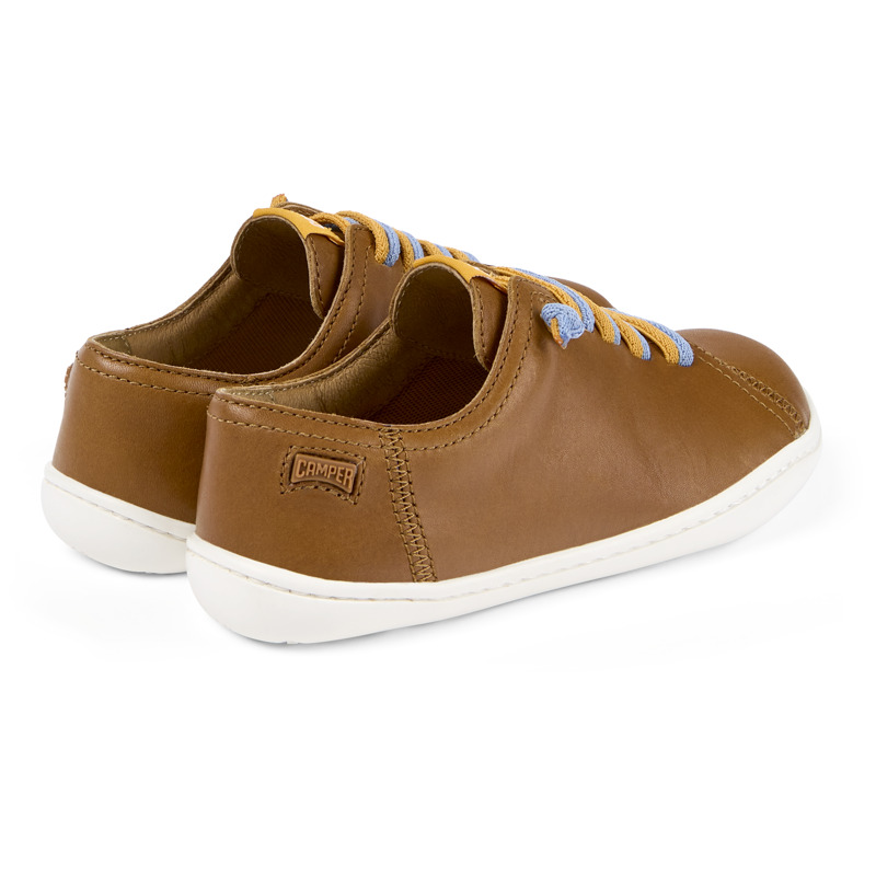 Camper Peu - Smart Casual Shoes For Unisex - Brown, Size 31, Smooth Leather