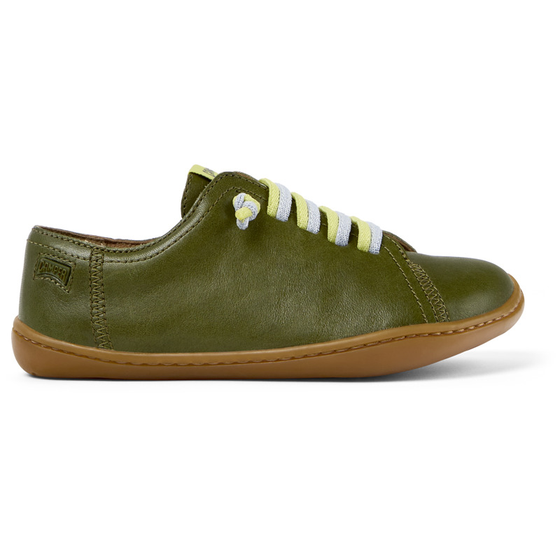 Camper Peu - Smart Casual Shoes For Unisex - Green, Size 30, Smooth Leather