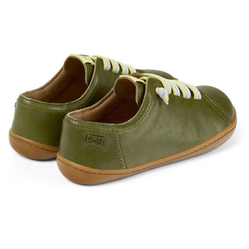 Camper Peu - Smart Casual Shoes For Unisex - Green, Size 29, Smooth Leather