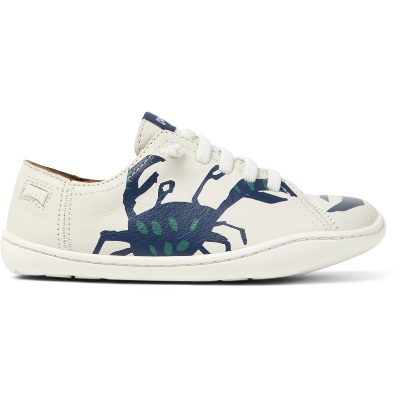 CAMPER Twins - Zapatos casual de vestir para Niñas - Blanco, talla 33, Piel Lisa