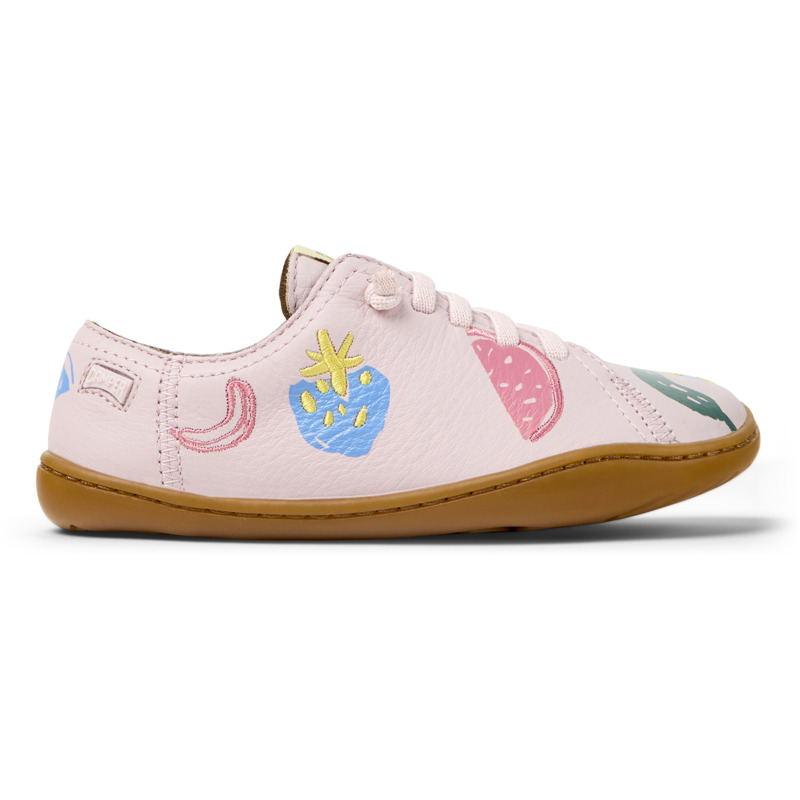 CAMPER Twins - Zapatos casual de vestir para Niñas - Rosa, talla 34, Piel Lisa