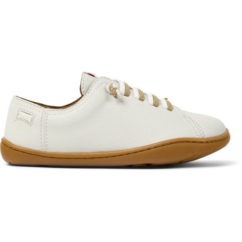 CAMPER Peu - Zapatos casual de vestir para Niñas - Blanco, talla 32, Piel Lisa