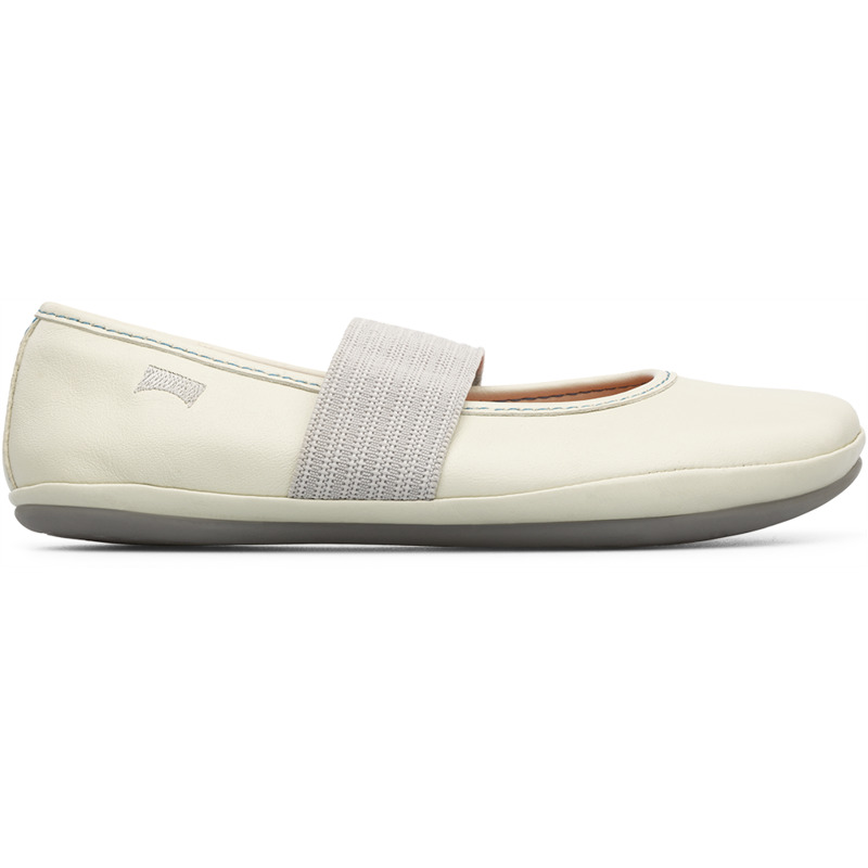 CAMPER Right - Bailarinas para  - Beige, talla 24, Piel Lisa