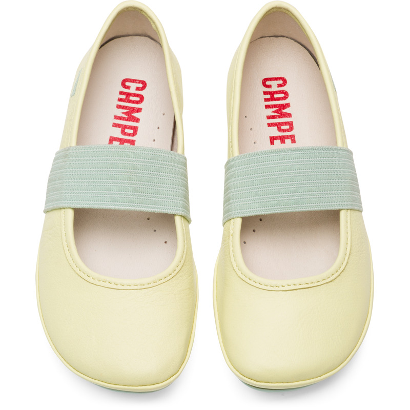 CAMPER Right - Ballerinas For  - Yellow, Size 25, Smooth Leather