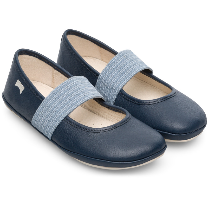 Camper Right - Ballerinas For - Blue, Size 26, Smooth Leather - 2