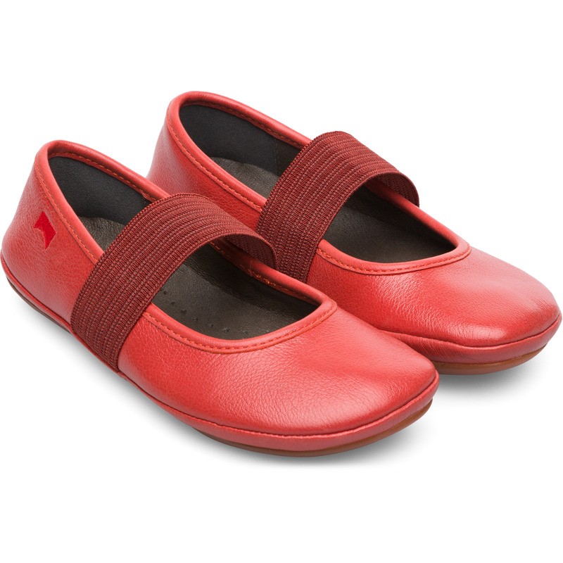 CAMPER Right - Ballerina’s Voor  - Rood, Maat 30, Smooth Leather