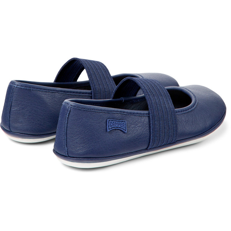CAMPER Right - Ballerinas For Girls - Blue, Size 33, Smooth Leather