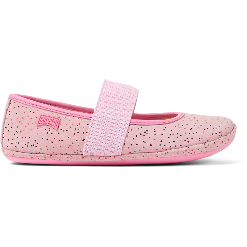CAMPER Right - Ballerinas For Girls - Pink, Size 25, Suede