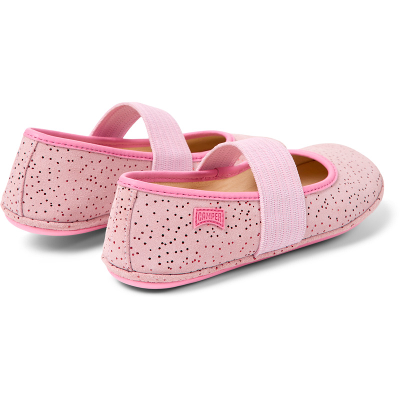 CAMPER Right - Ballerinas For Girls - Pink, Size 28, Suede