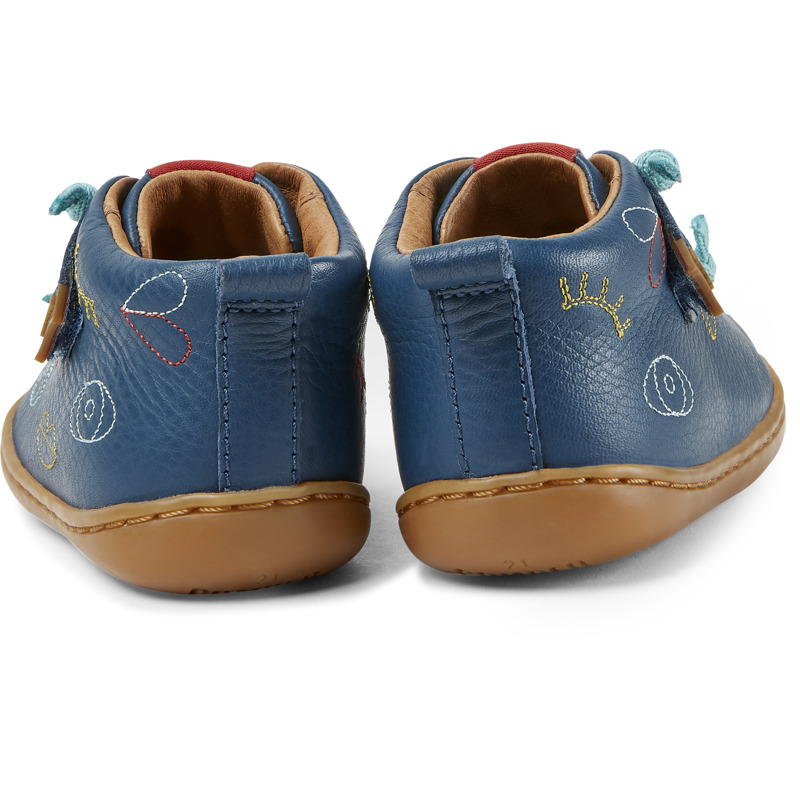 CAMPER Twins - Velcro For First Walkers - Blue, Size 24, Smooth Leather