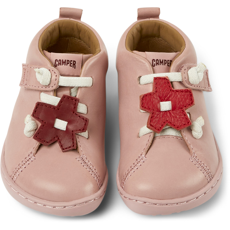 CAMPER Twins - Velcro For First Walkers - Pink, Size 21, Smooth Leather