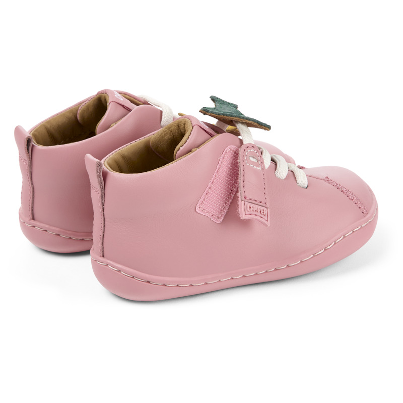 CAMPER Twins - Boots For First Walkers - Pink, Size 21, Smooth Leather