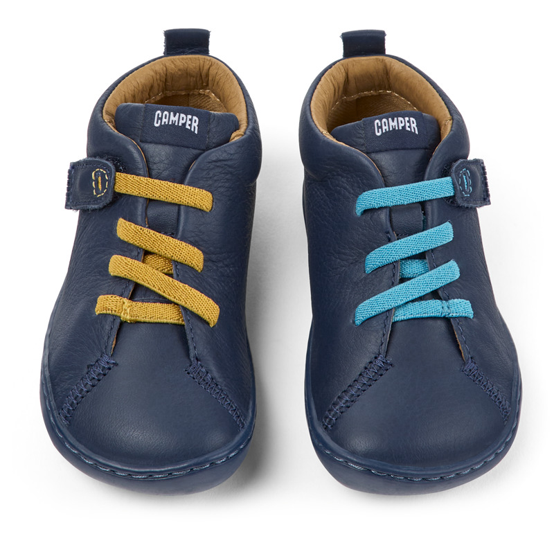 CAMPER Twins - Laarzen Voor Firstwalkers - Blauw, Maat 25, Smooth Leather
