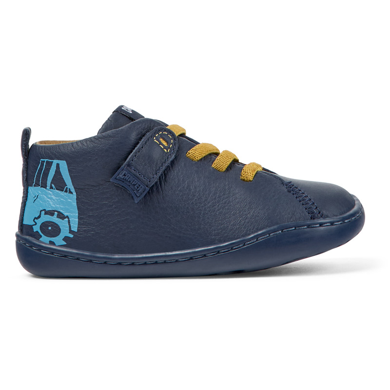 CAMPER Twins - Laarzen Voor Firstwalkers - Blauw, Maat 22, Smooth Leather