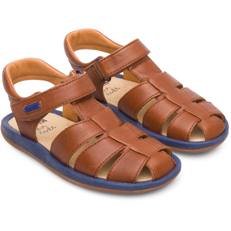 Shop Camper Sandals For Girls In Brown