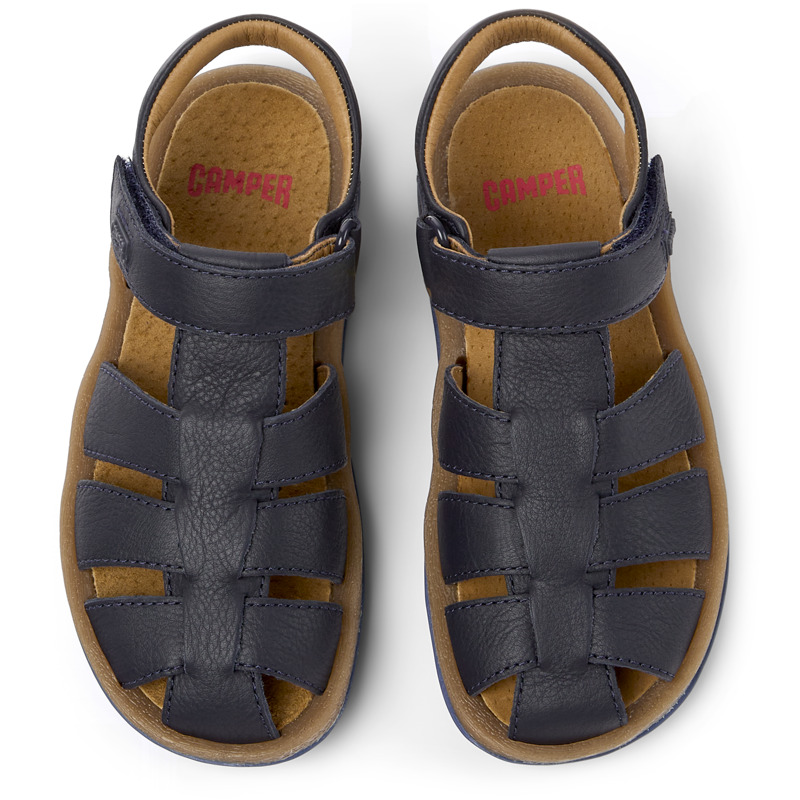 CAMPER Bicho - Sandalen Für Mädchen - Blau, Größe 36, Glattleder