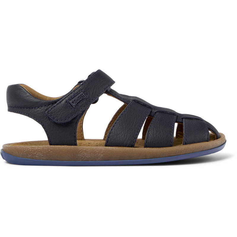 Camper Bicho - Sandals For Unisex - Blue, Size 35, Smooth Leather