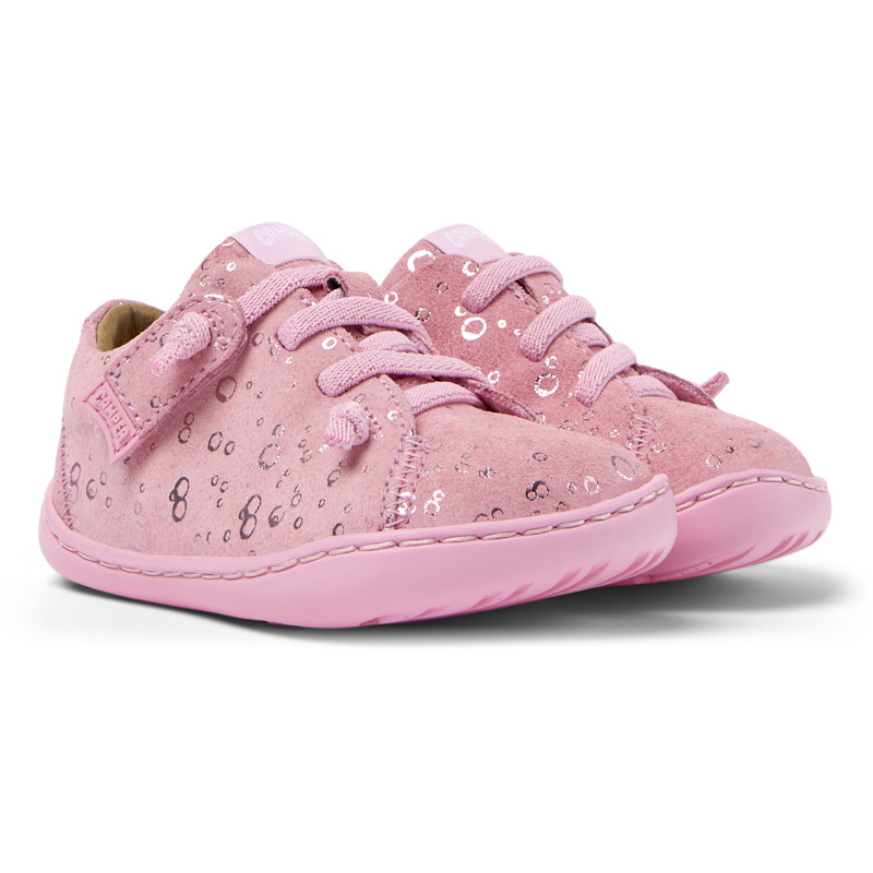 Shop Camper Smart Casual Shoes For First Walkers In Pink