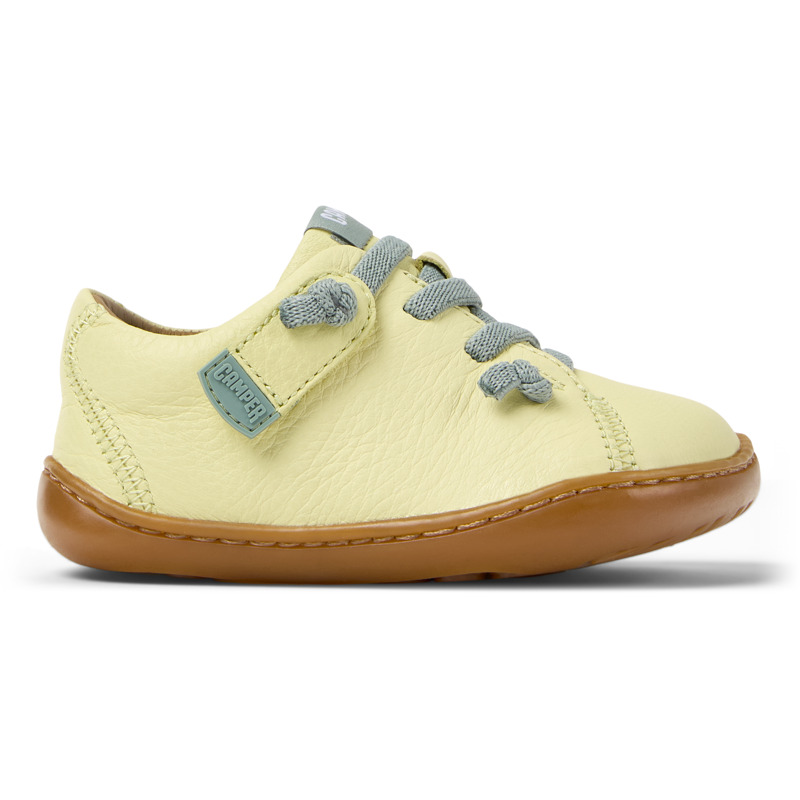 CAMPER Peu - Zapatos casual de vestir para Primeros pasos - Amarillo, talla 21, Piel Lisa