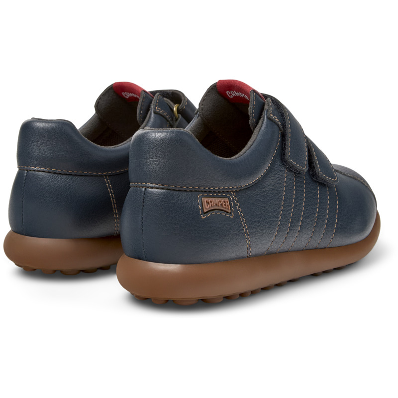 Camper Pelotas - Smart Casual Shoes For Unisex - Blue, Size 38, Smooth Leather/Cotton Fabric