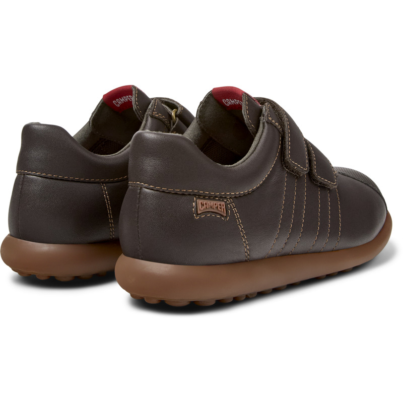 CAMPER Pelotas - Smart Casual Shoes For Girls - Brown, Size 29, Smooth Leather/Cotton Fabric