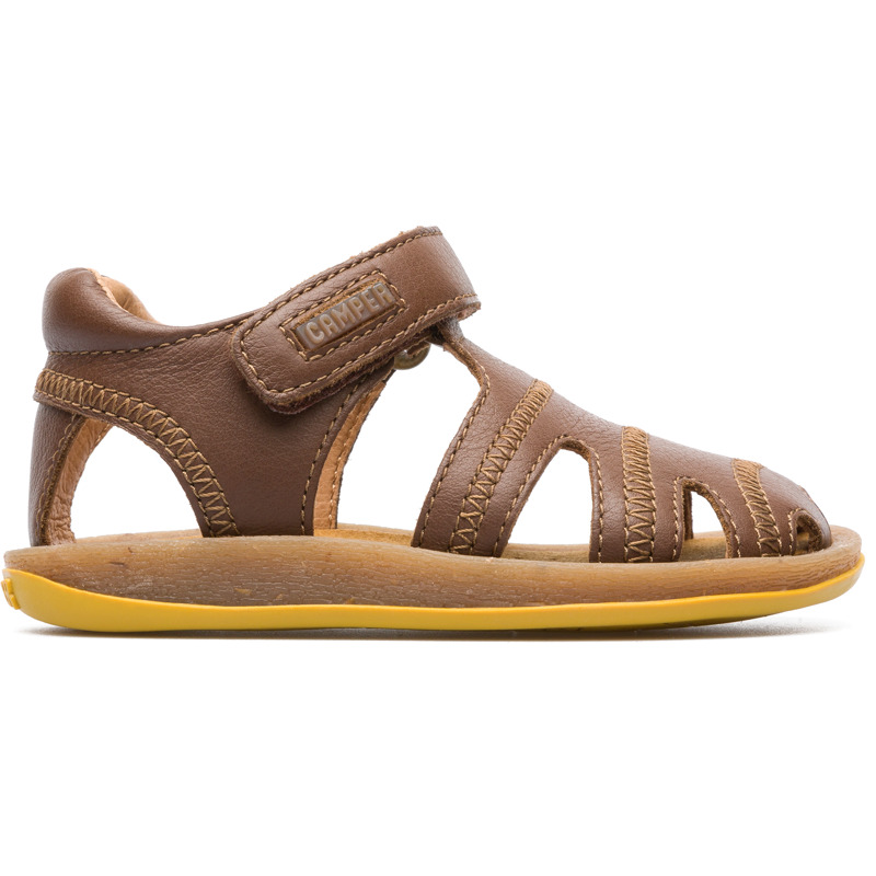 CAMPER Bicho - Sandalias para  - Marron, talla 24, Piel Lisa