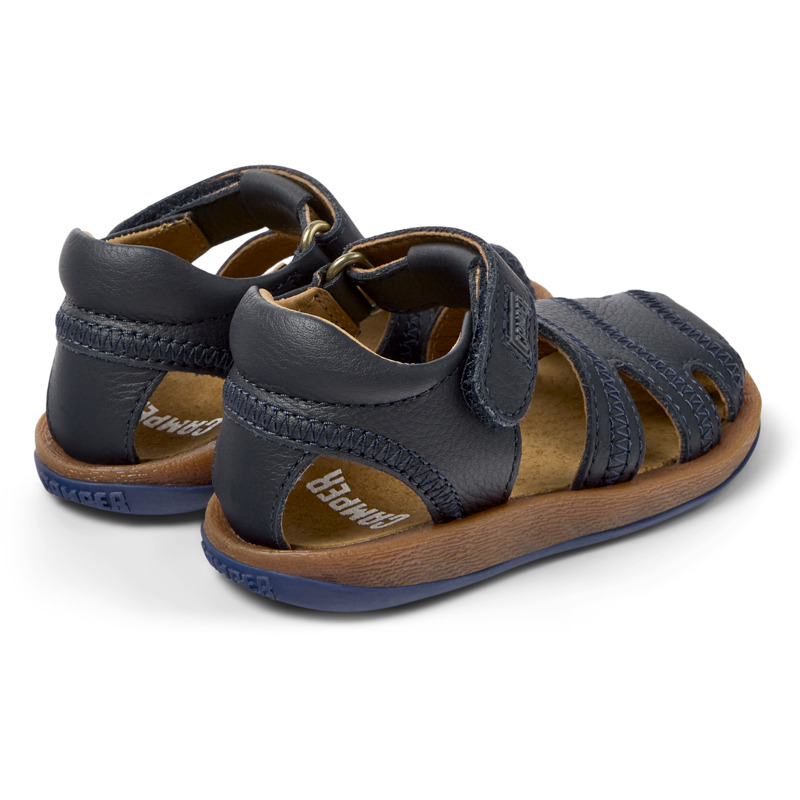 CAMPER Bicho - Sandals For First Walkers - Blue, Size 20, Smooth Leather