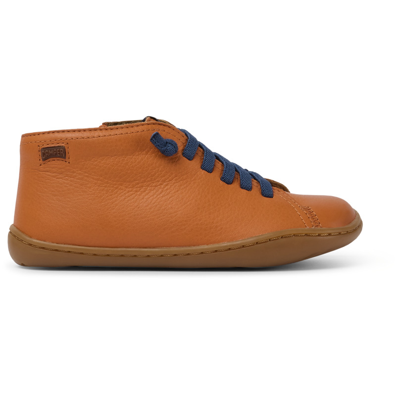 CAMPER Peu - Botas para Niñas - Naranja, talla 27, Piel Lisa