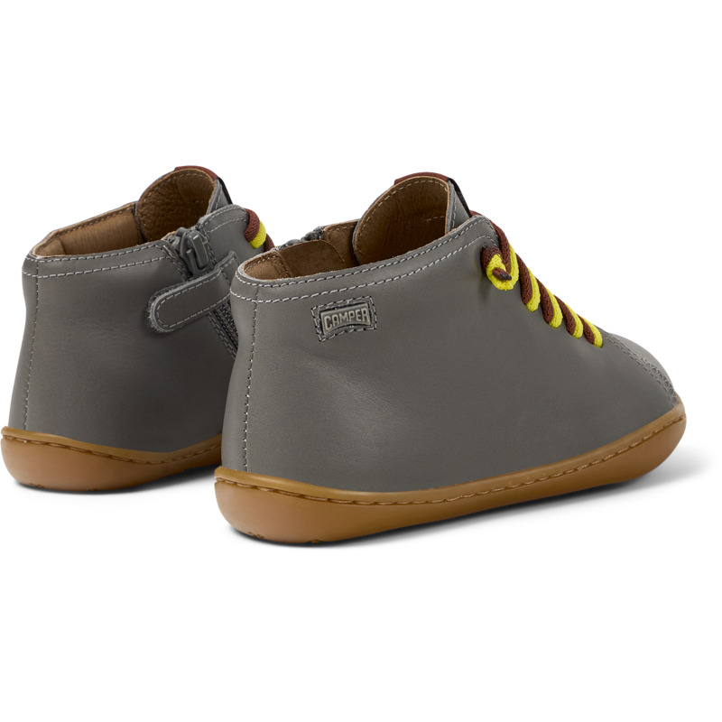 CAMPER Peu - Boots For Boys - Grey, Size 31, Smooth Leather