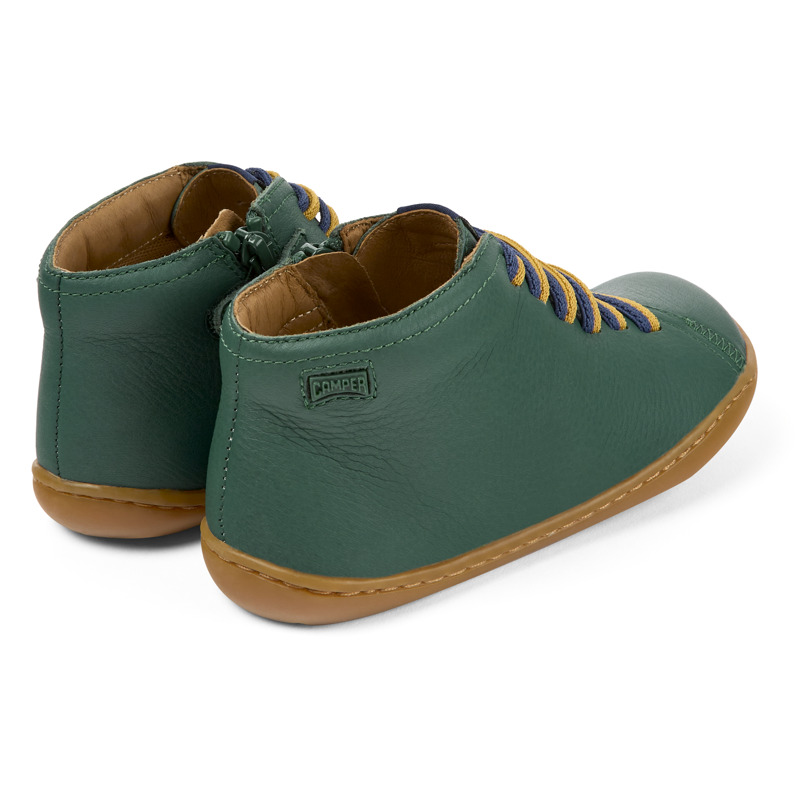 CAMPER Peu - Boots For Girls - Green, Size 32, Smooth Leather