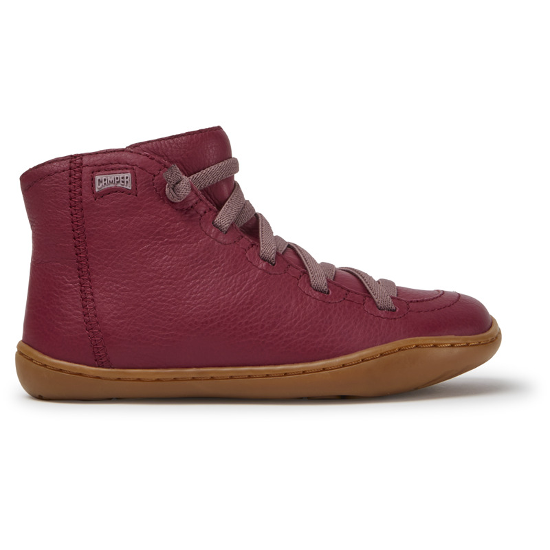 CAMPER Peu - Botas para Niñas - Rosa, talla 33, Piel Lisa