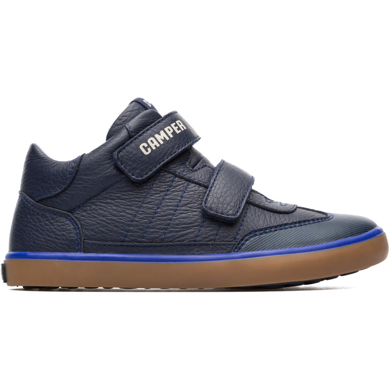 CAMPER Pursuit - Botas para  - Azul, talla 25, Piel Lisa/Textil